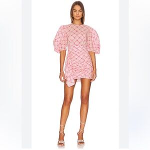 Pia Dress in Lotus Block Hot Pink
RHODE